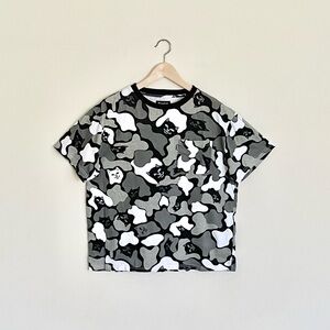 Ripndip Black and White Camo Short Sleeve Tee